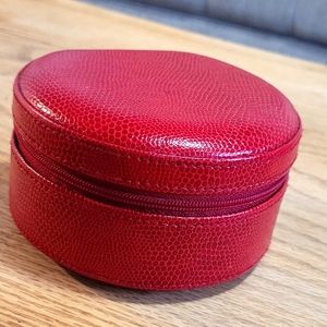 WOLF Designs leather jewelry case